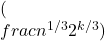 &Omega;(\\frac{n^{1/3}}{2^{k/3}})