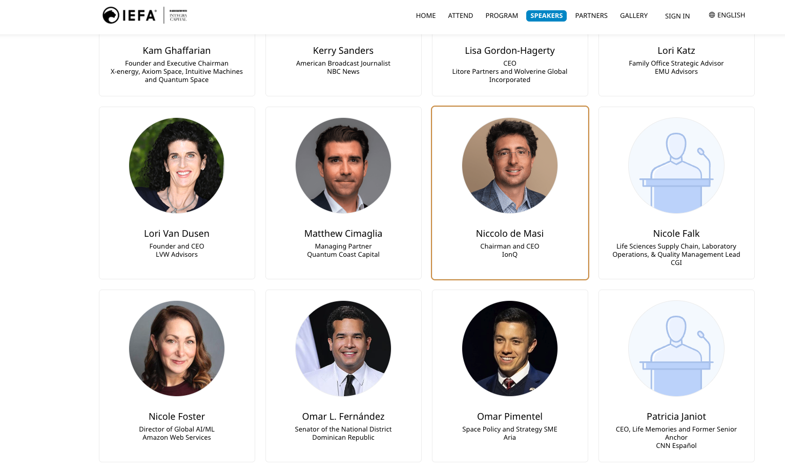 IonQ to Present at World Strategic Forum