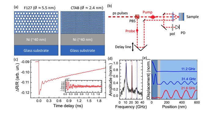 Open-Cavity Nanoacoustic Resonator Detects Environmental Changes via GHz Acoustic Waves