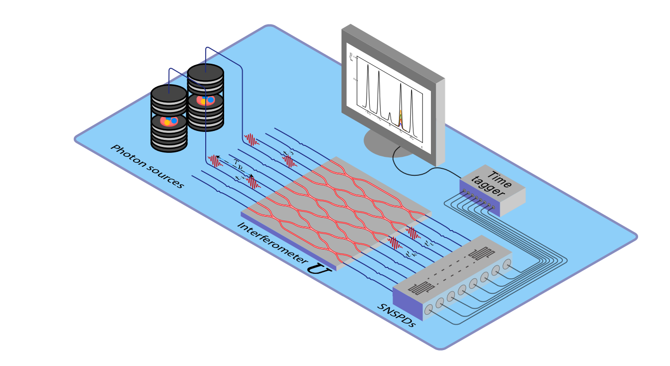 Photonic Network Characterisation via Photon Correlation and Integrated Optics.