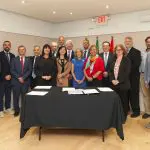 I rappresentanti delle istituzioni italiane e canadesi che hanno partecipato all