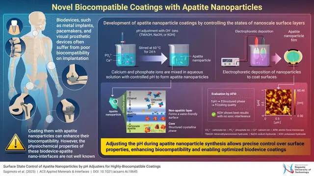 Japanese Researchers Develop Enhanced Apatite Nanoparticles for Improved Biocompatibility in Medical Implants
