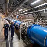 A particle-accelerator tunnel