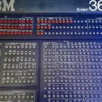 An IBM System/360 mainframe, the family that made software portable across machines