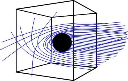 Unlike in most computer graphics, where space and time are "flat," the new method assumes that light moves on curved rays defined by the black hole's mass and spin.