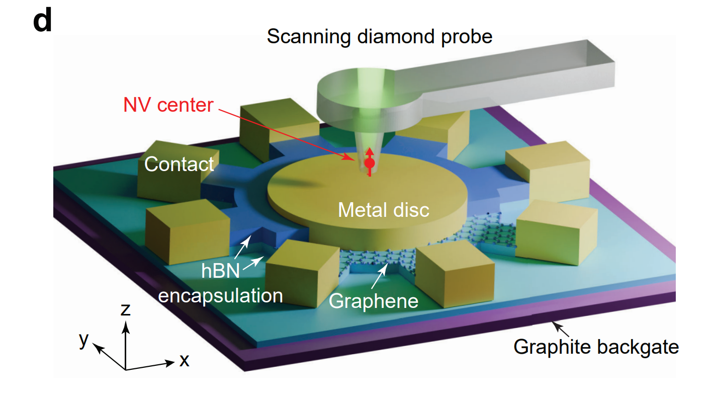 Quantum Sensor Directly Images Magnetotransport at Graphene Interfaces with 0.5 Tesla Resolution