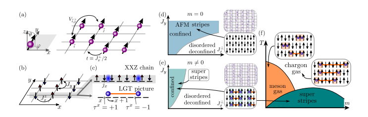 Lattice Gauge Theories with Dipolar Atoms Reveal Striped Phases and Confinement Transitions in MixD Models