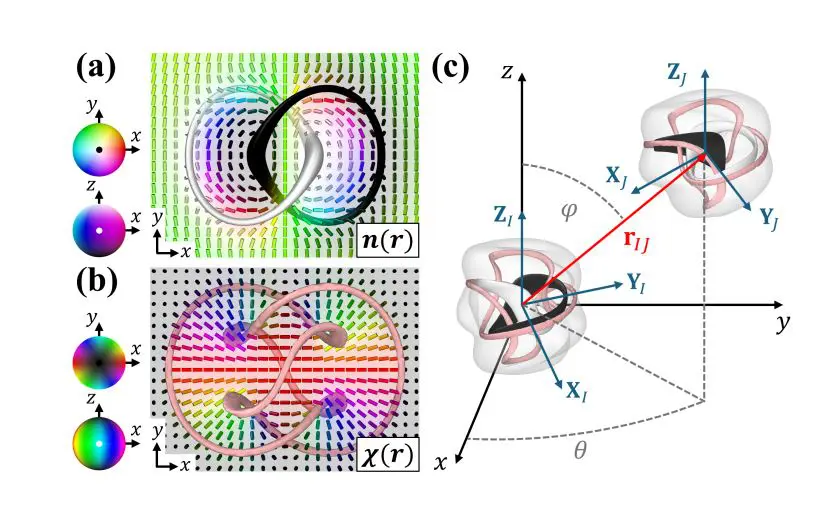 Machine-learned Potentials Model Self-Assembling Topological Solitons, Enabling Large-Scale Liquid Crystal Simulations