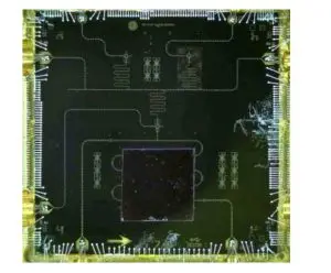 Strong Coupling Achieved in Hybrid Quantum System with Three-Mode Avoided Crossing