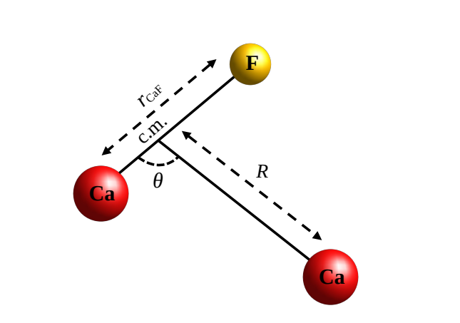 Caf+ca Interaction Study Defines Potential Energy Surfaces for Nine Electronic States and Trimer Formation