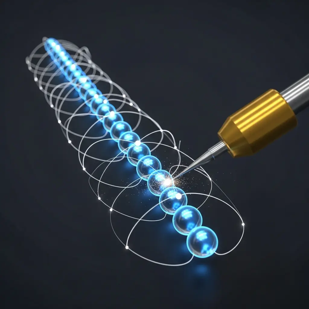 Single Electrons Resolve Qubit Excitations in Coupled Trapped-Ion Quantum Computer