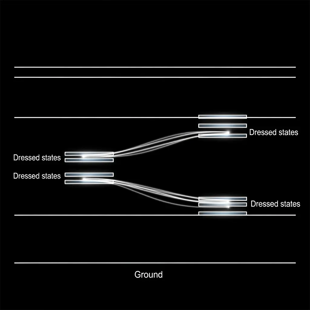 Secondary Autler-Townes Splitting Achieved Via Four-Level Quantum Frequency Mixing