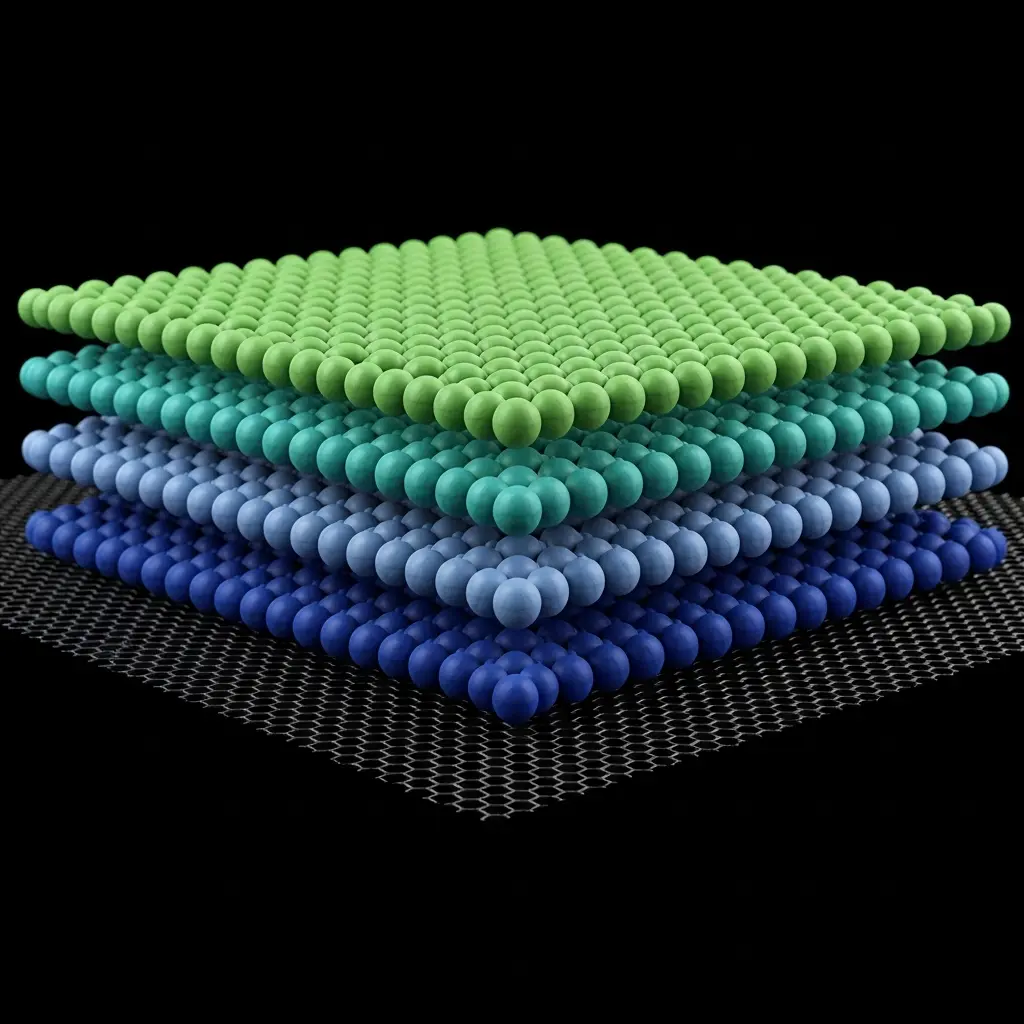 Shows HMTP Molecular Epitaxy on Graphene/SiC Controls Ordering of 2,3,6,7 Layers