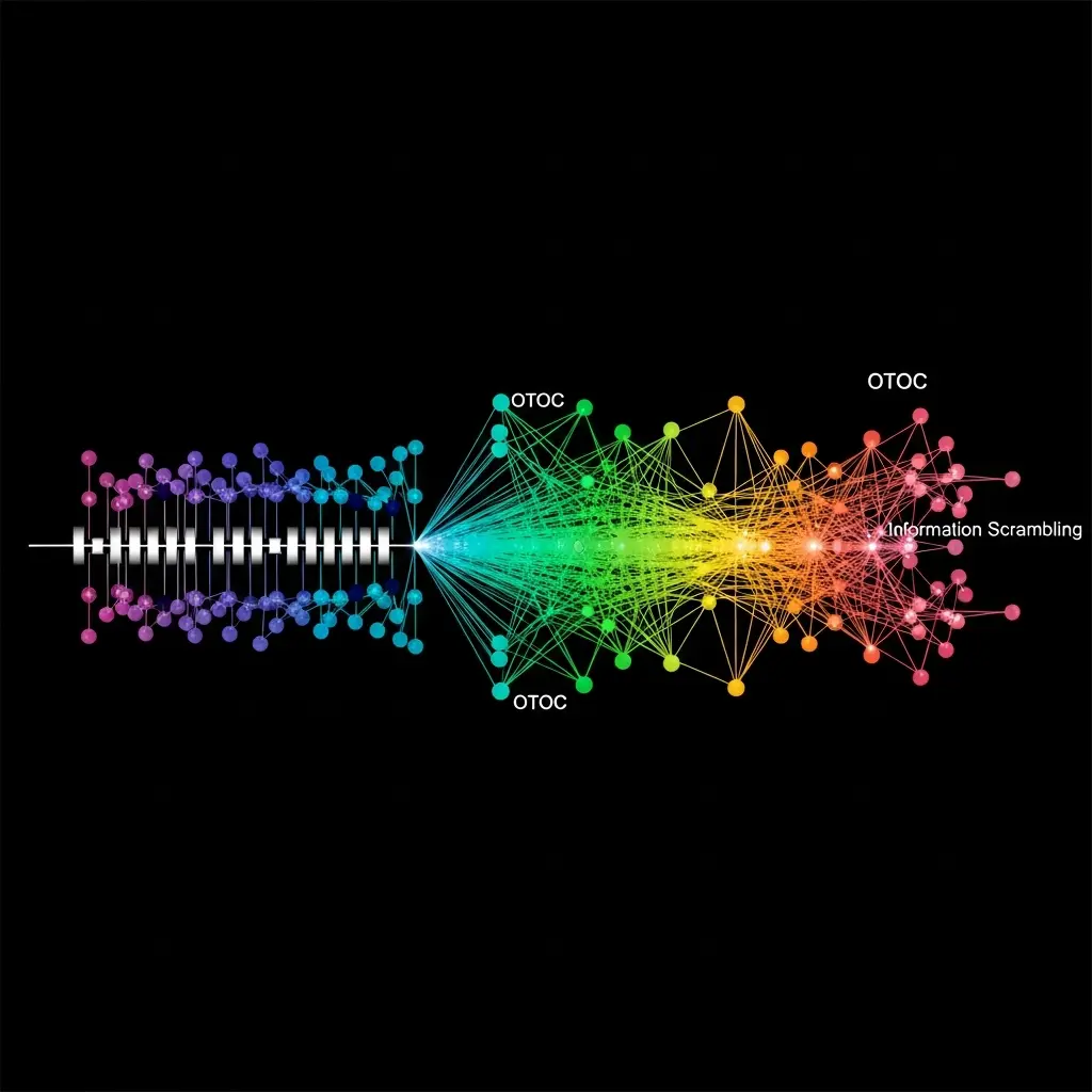 Quantum Computer Demonstrates Information Scrambling Via Out-of-Time-Order Correlators