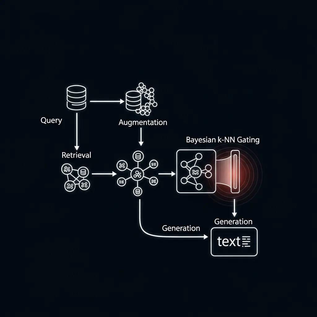 K-nn Gating Advances RAG with Bayes-Optimal Gates and Reduced Hallucinations