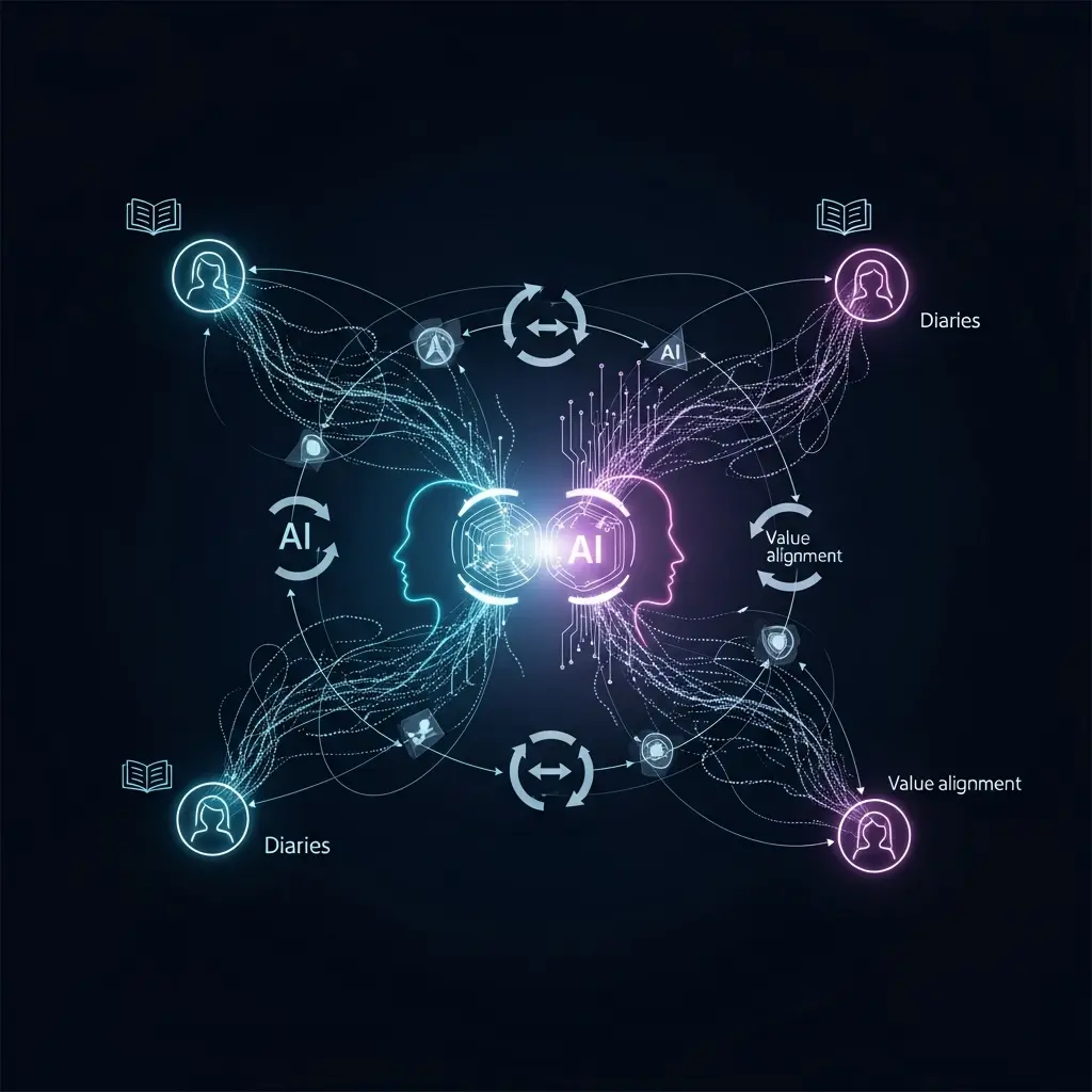 Participatory Design Advances AI Value Alignment through User Interaction & Diaries