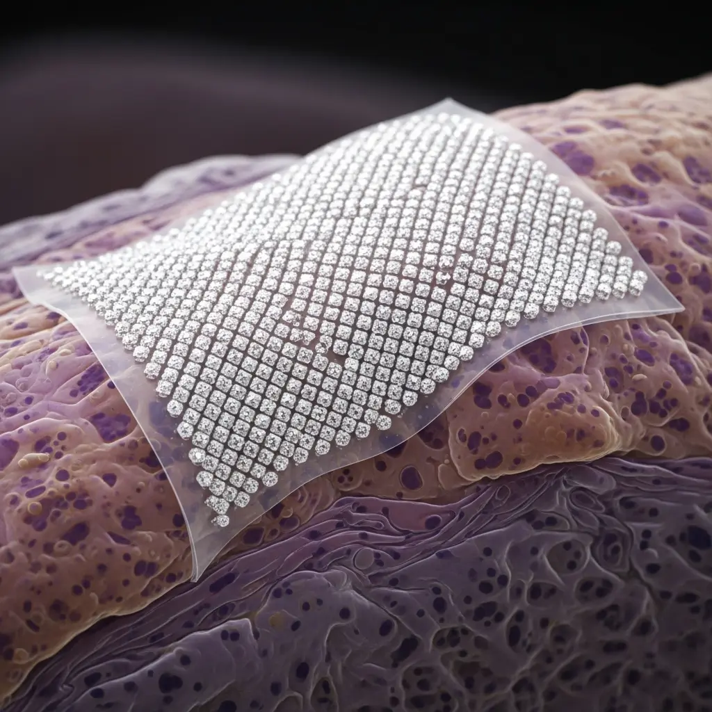 Nanodiamond Arrays Achieve 0.6 Conformable Bio-Integration Via PVA Transfer Technology