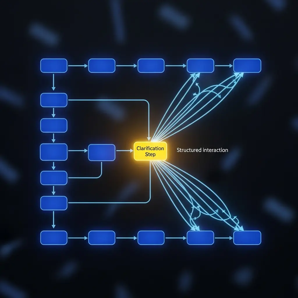Proactive Interactive Reasoning (PIR) Advances LLM Reasoning by Interleaving 1 Step of Clarification