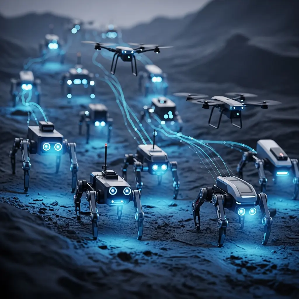 Robot Teams Now Explore Autonomously, Supervised by a Single Human Operator