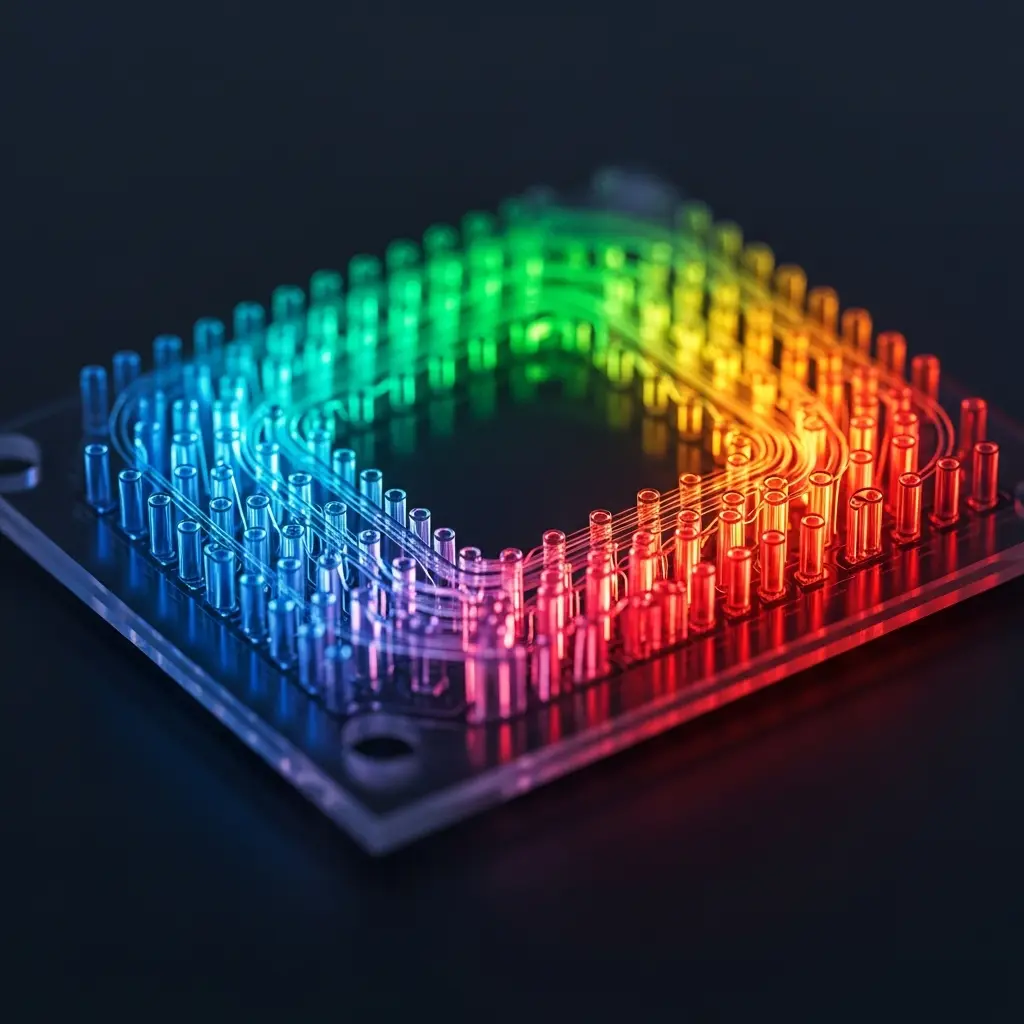 Visible to Near-Infrared Light Amplified on a Single Chip for Faster Communications
