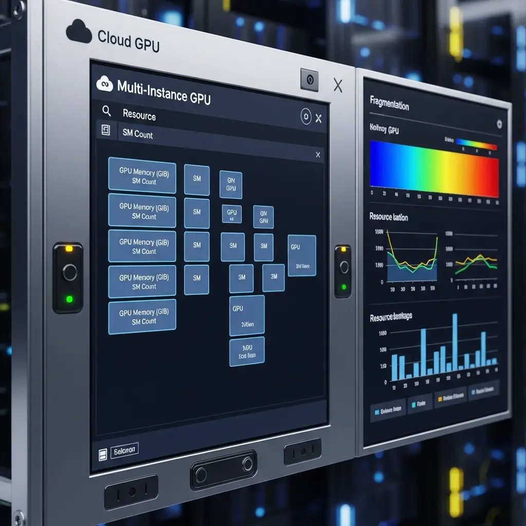 Online Fragmentation-Aware GPU Scheduler Improves Multi-Tenant MIG Cloud Resource Allocation by Minimizing 10% Waste