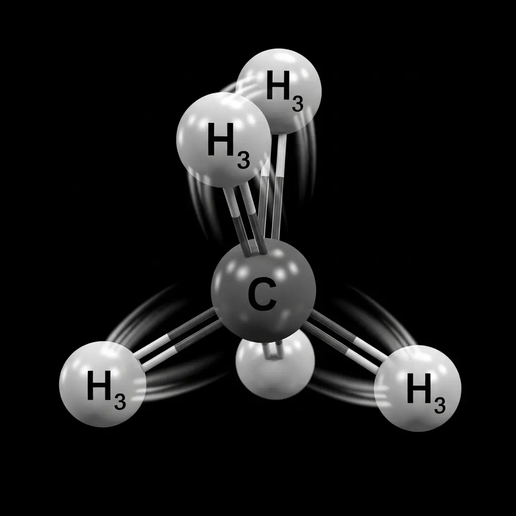 Molecular Bond Breaking Achieves Coherent Vibrations in Methyl Radical Umbrella Mode