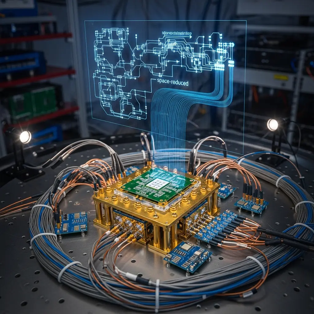 Quantum Factoring Algorithm Achieves Space Reduction To, Enabling Practical Implementation and Verification of -Factorization