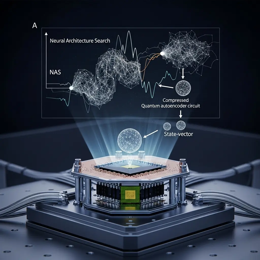 Neural Architecture Search Automates Quantum Autoencoder Design for High-Dimensional Data Compression