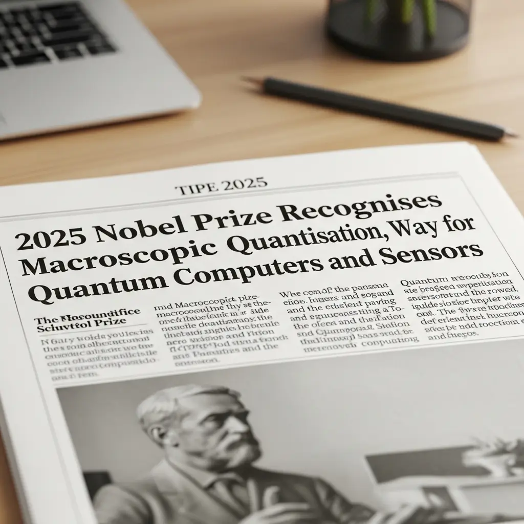 2025 Nobel Prize Recognises Macroscopic Quantisation, Paving Way for Quantum Computers and Sensors