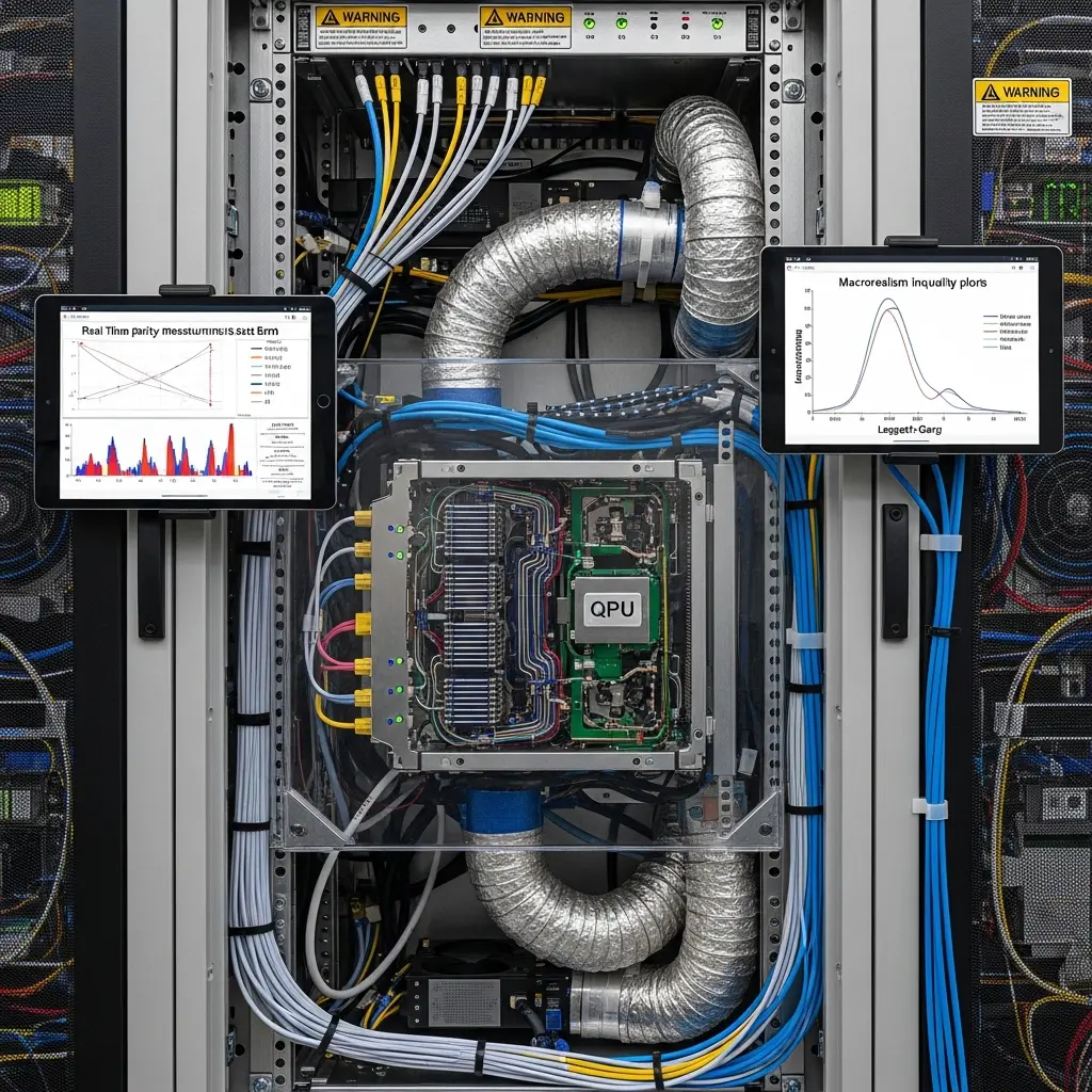 Macrorealism-based Benchmarking Demonstrates Scalable Quantum Computer Testing Via Parity Measurements