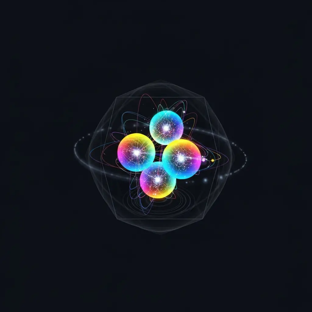 Quantum Phase Transitions in 4-Spin Systems Achieved Via Variational and Hardware Approaches