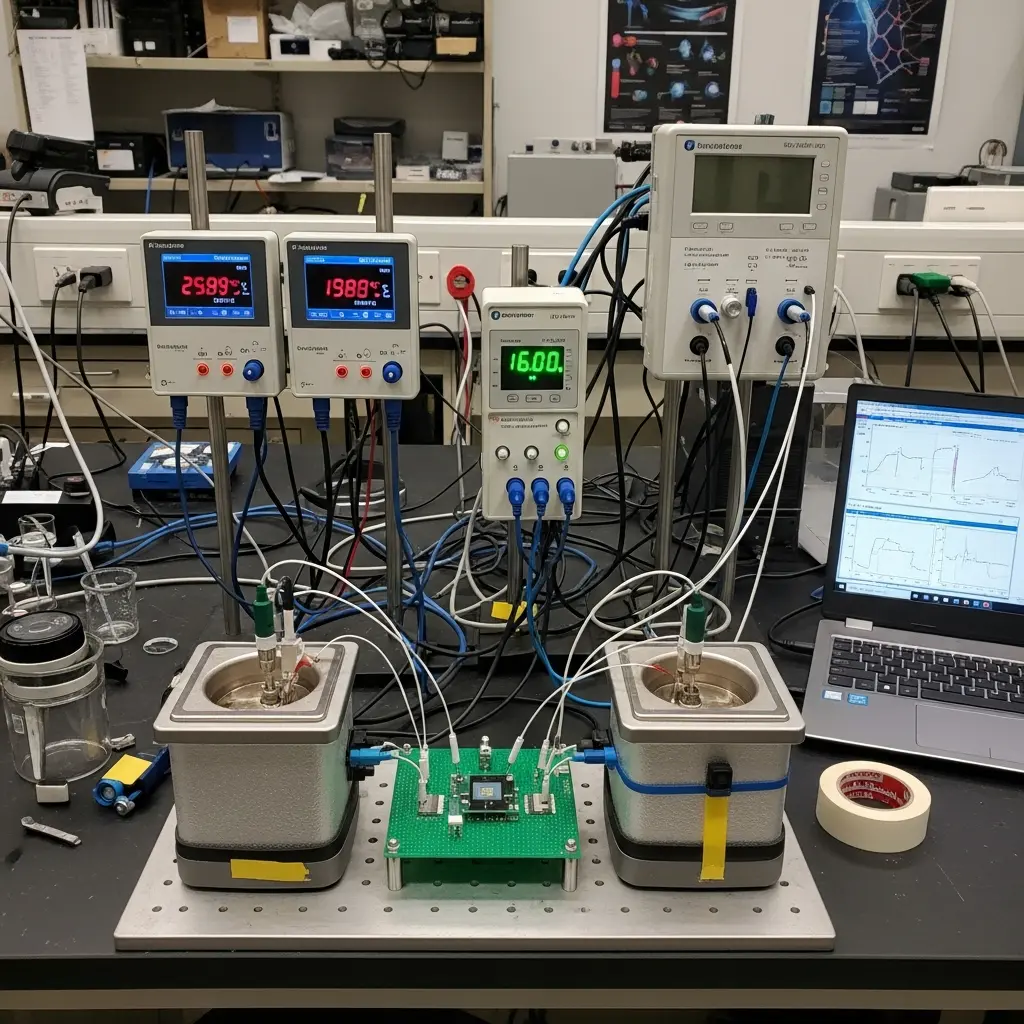 Optimal Thermalization under Indefinite Causal Order Achieves Precise Temperature Control Using Two Thermal Baths