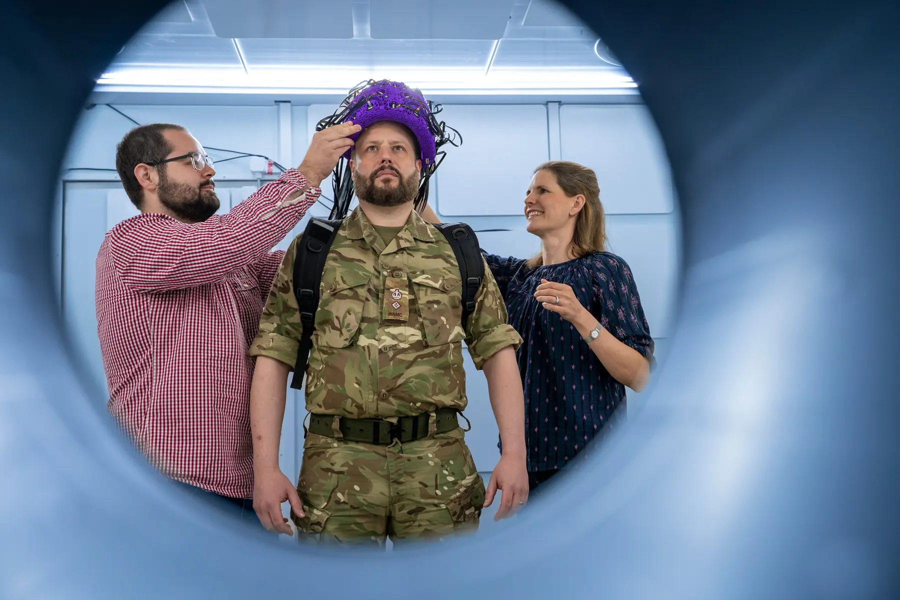 Mobile Brain Scanner to Study Blast Exposure Effects