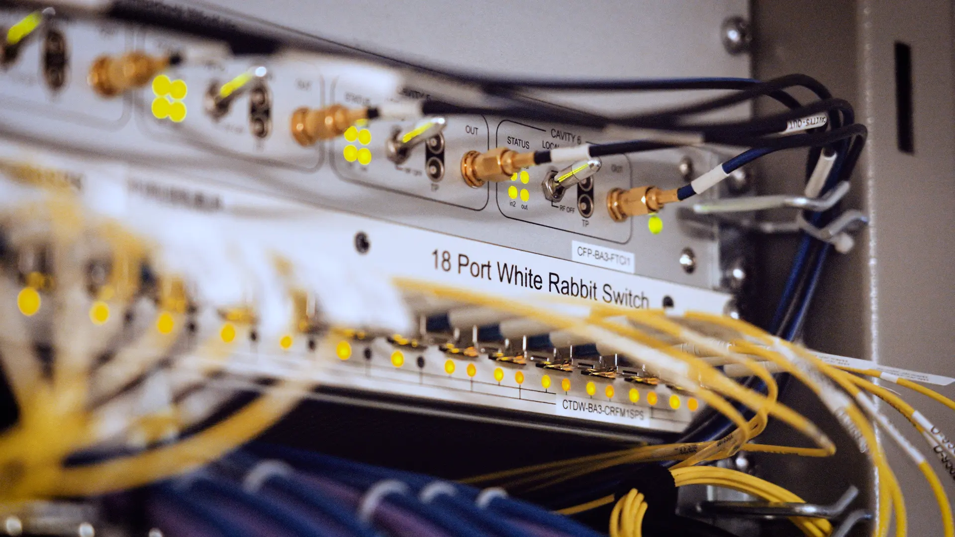 White Rabbit meets quantum entanglement