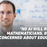 Fields Medallist Alessio Figalli on AI in Math