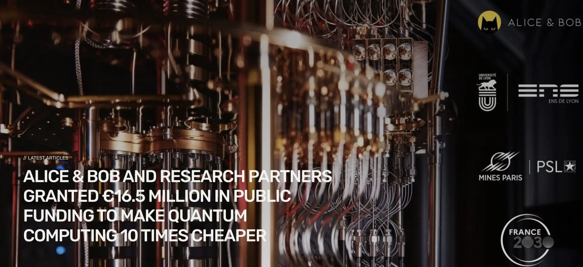 Alice & Bob Secure €16.5M Grant to Make Quantum Computing 10x Cheaper, Accelerating Market Readiness