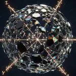 Crystalline qubit sphere with axes