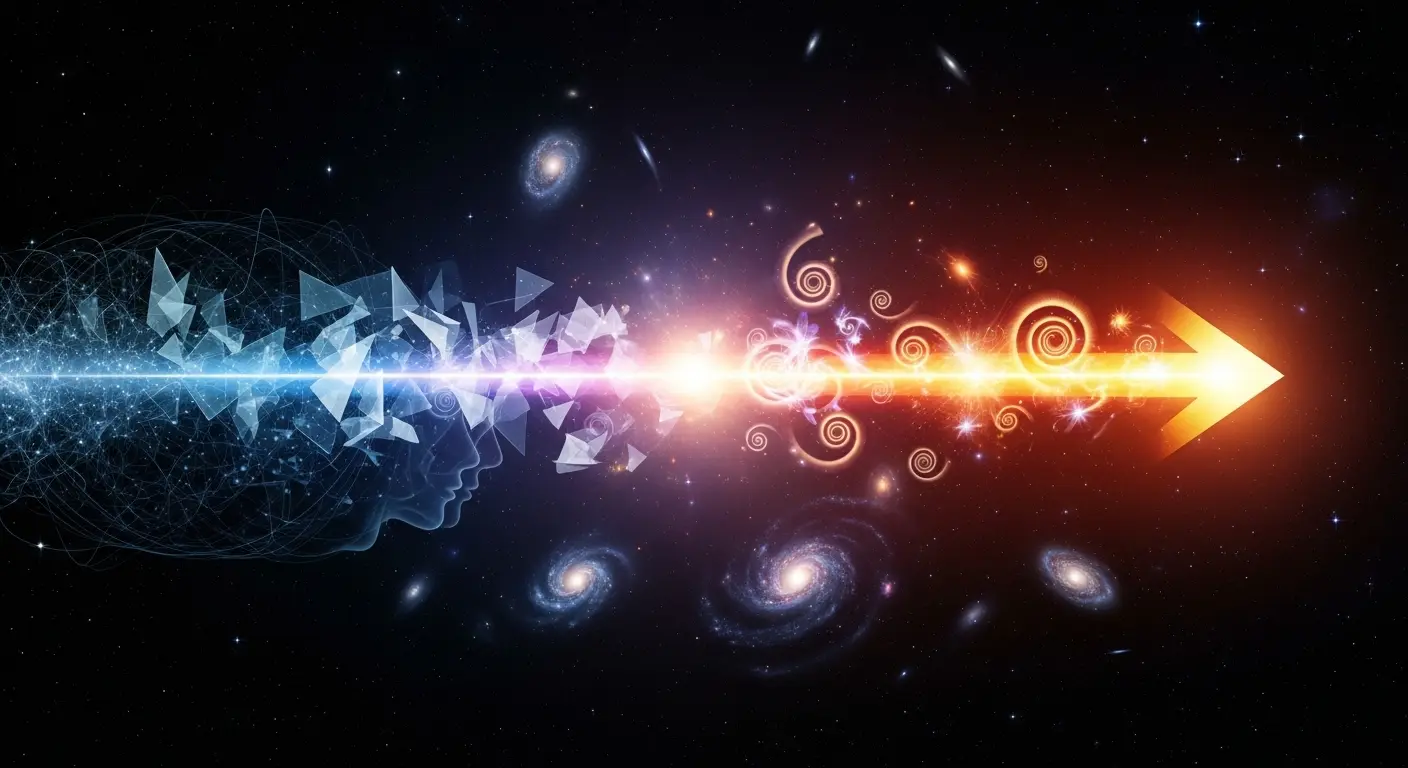 Entangled Systems Reveal Reversible Information Exchange, Defining the Flow of Time