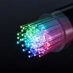 Multi-coloured fibre-optic array