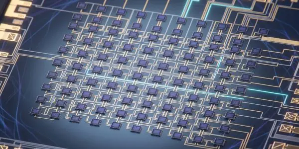 A large qubit array chip