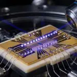 A trapped-ion chip