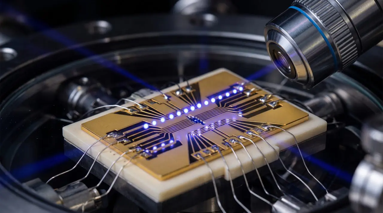 A trapped-ion chip