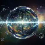 Crystal sphere with wave interior