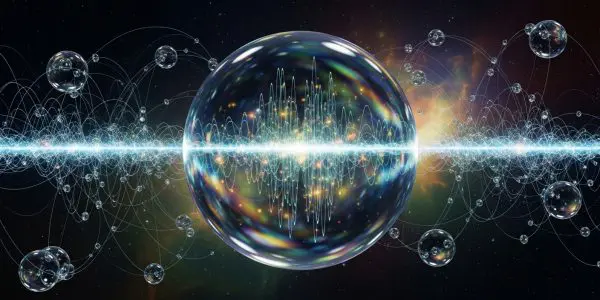 Crystal sphere with wave interior
