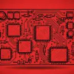 Sketch of a multi-chip circuit board