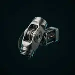 Robotic arm joint catching the light