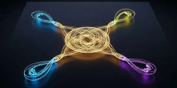 Defects Mimic Quantum Particles When Braided in Liquid Crystals