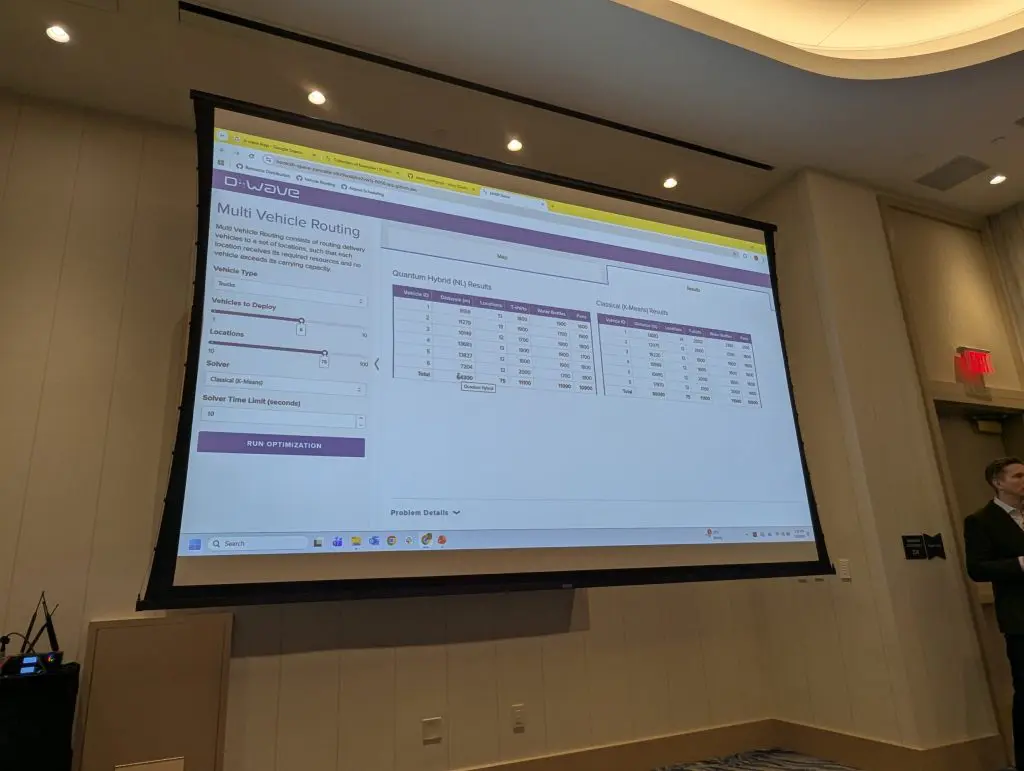 Exclusive D-Wave Demo At Ces 2026 And The Energy Efficiency Of Quantum Computing Side by side comparison of K-means the D-Wave solver.