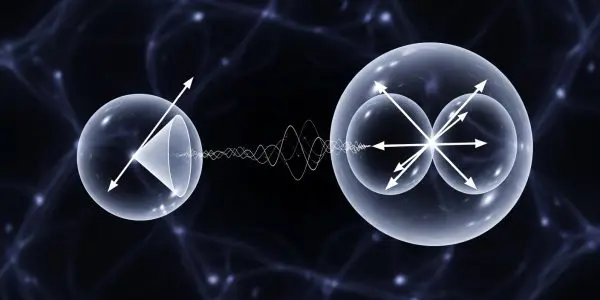Entangled qubits with measurement cones
