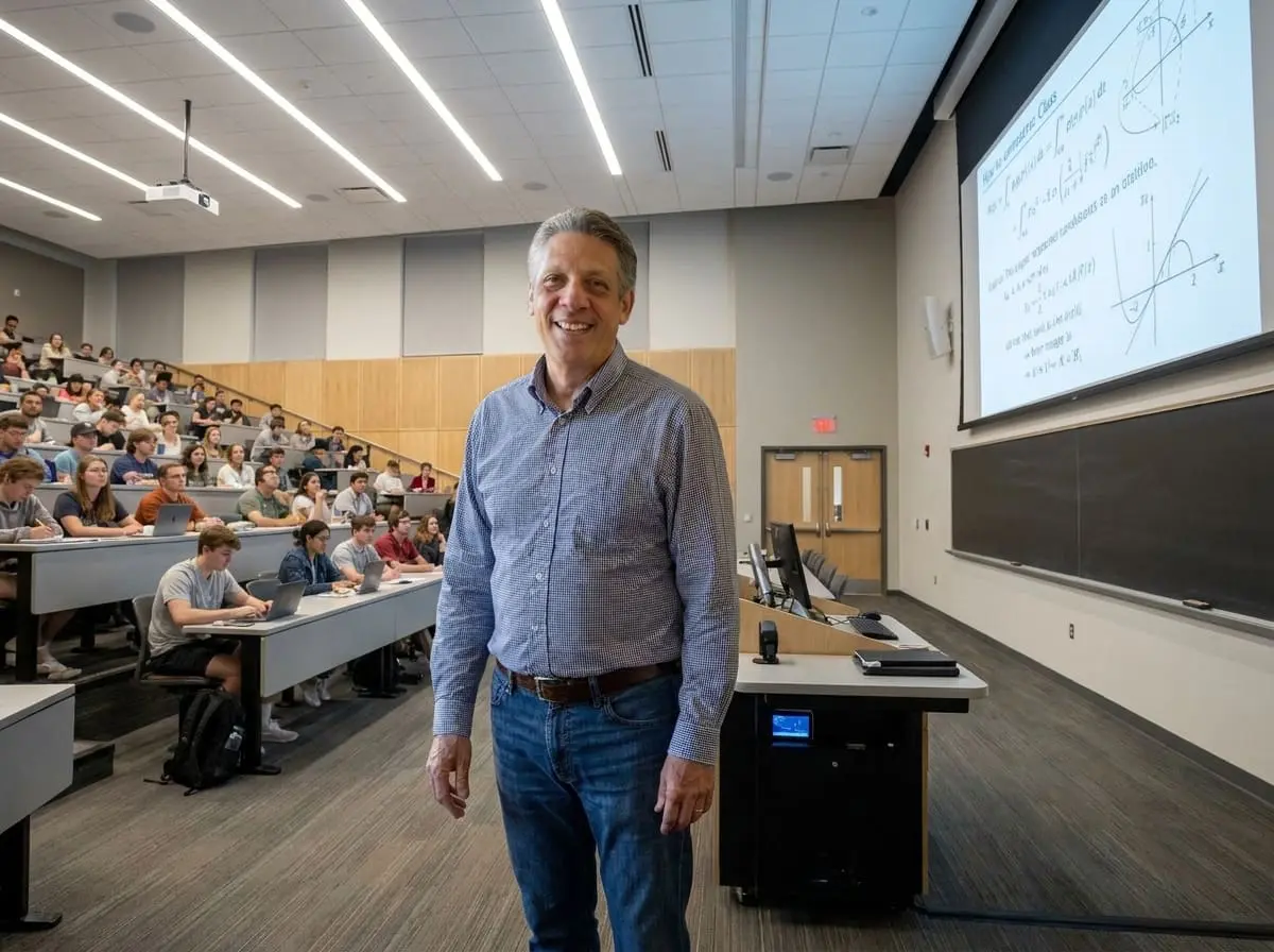 Edward Farhi lecturing on quantum algorithms